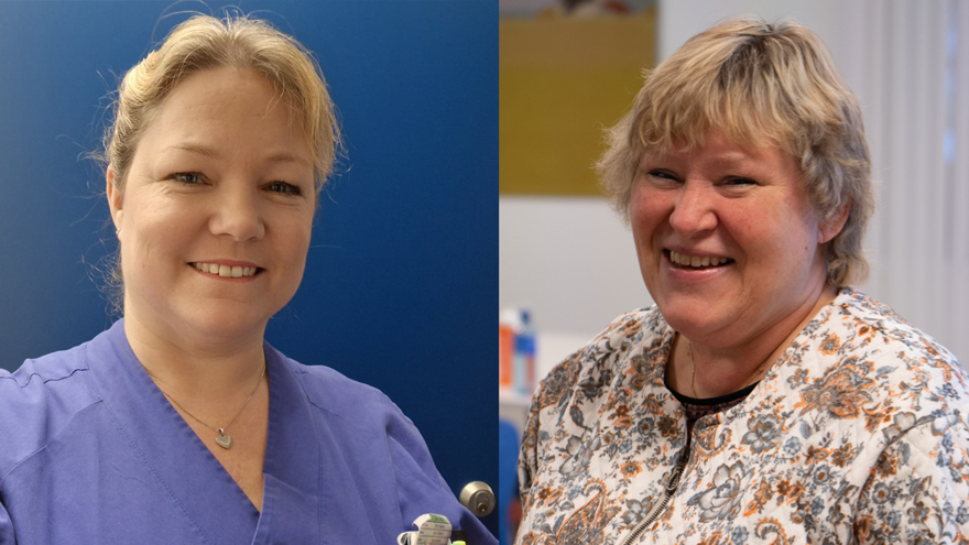 Linda Oltegen och Marie-Louise Åberg