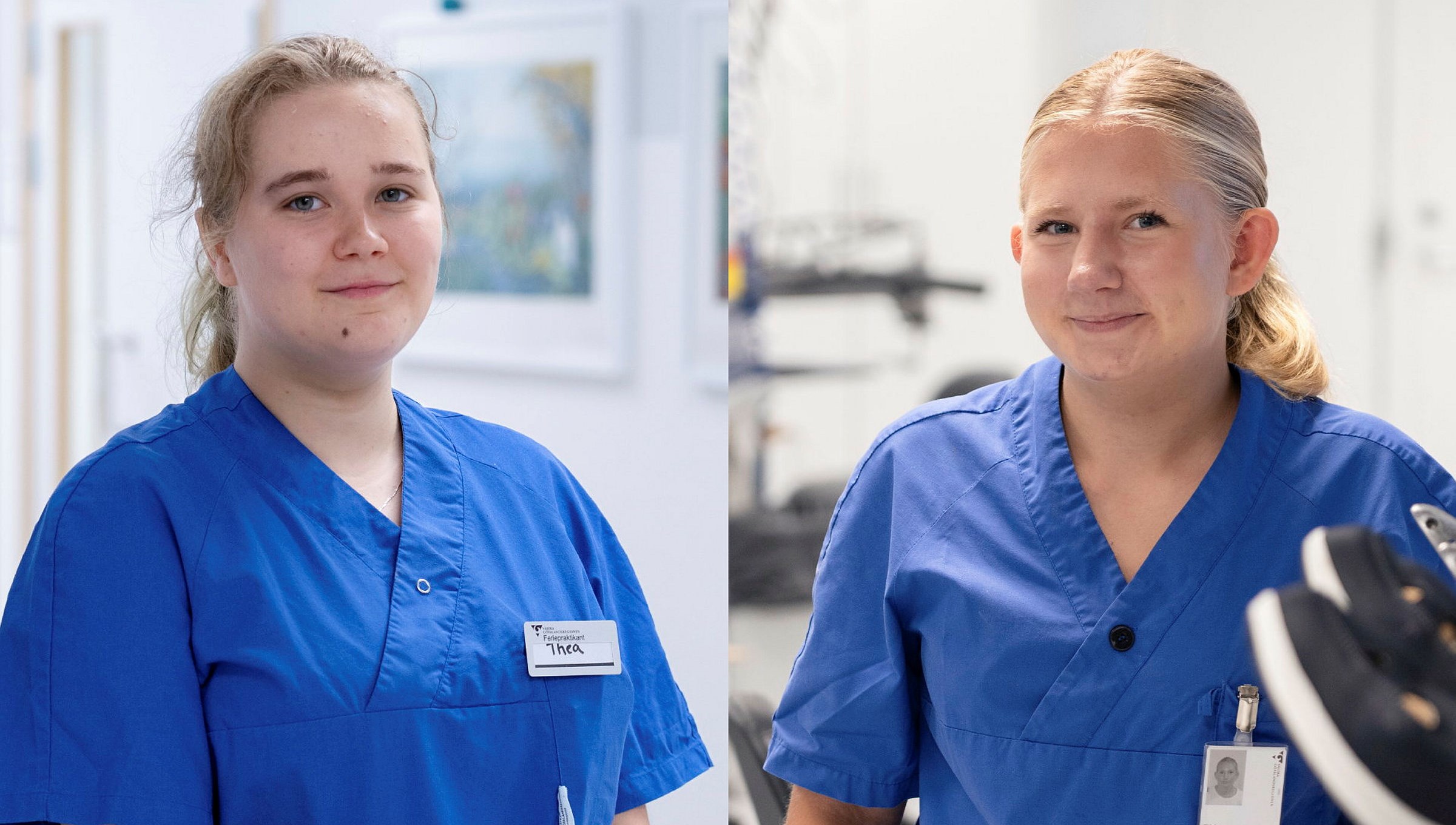 Thea Norgren och Tilda Eriksson.