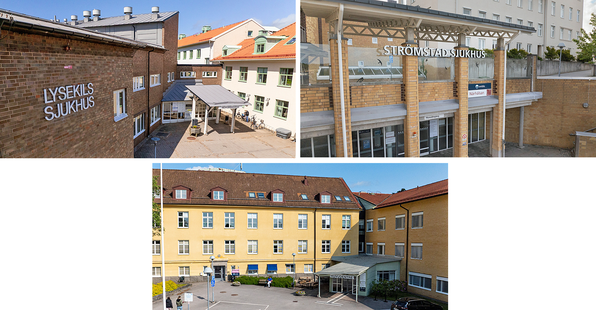 Byggnad, närsjukhusen