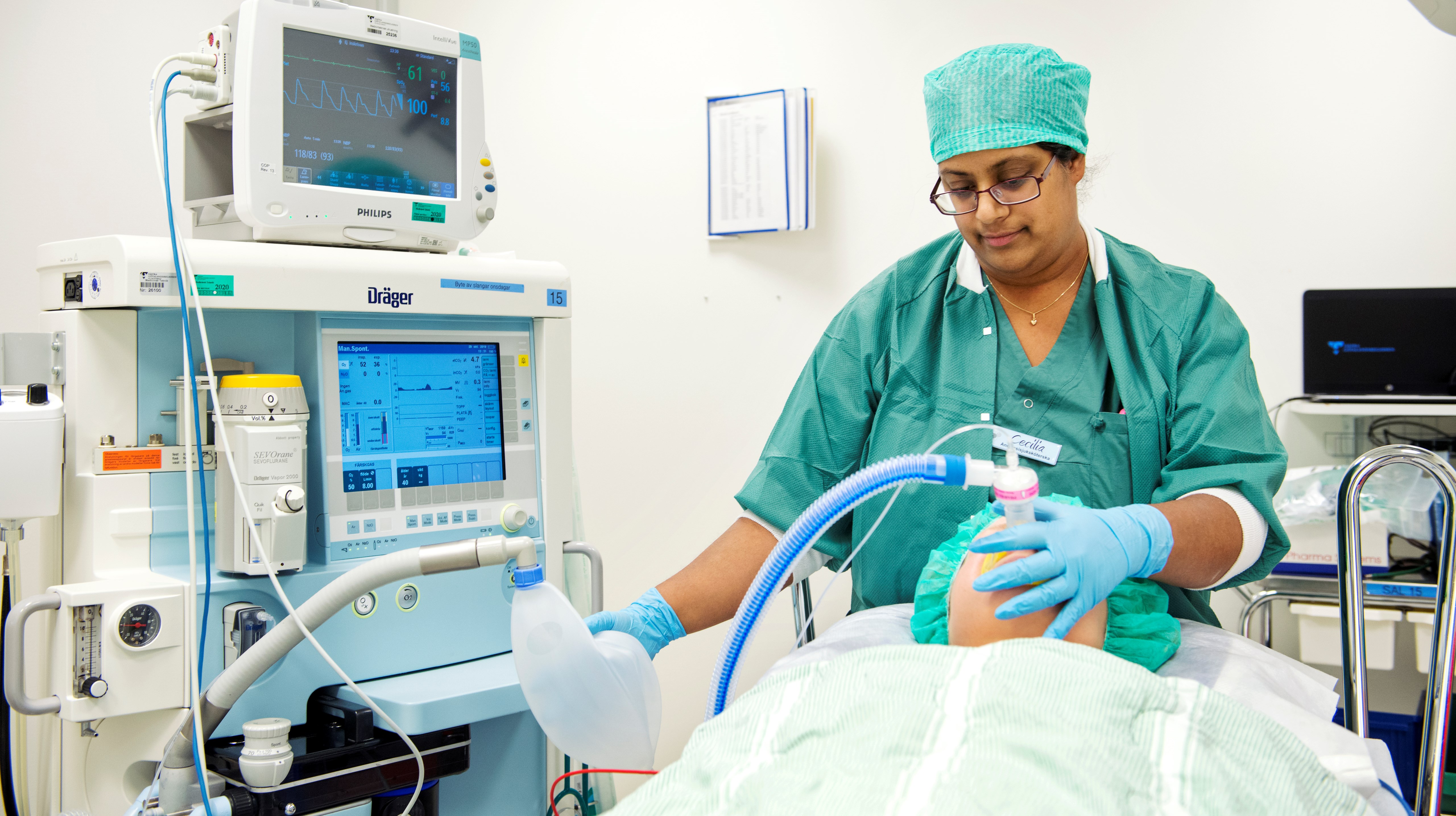 Cecilia Vendelsjö, anestesisjuksköterska 