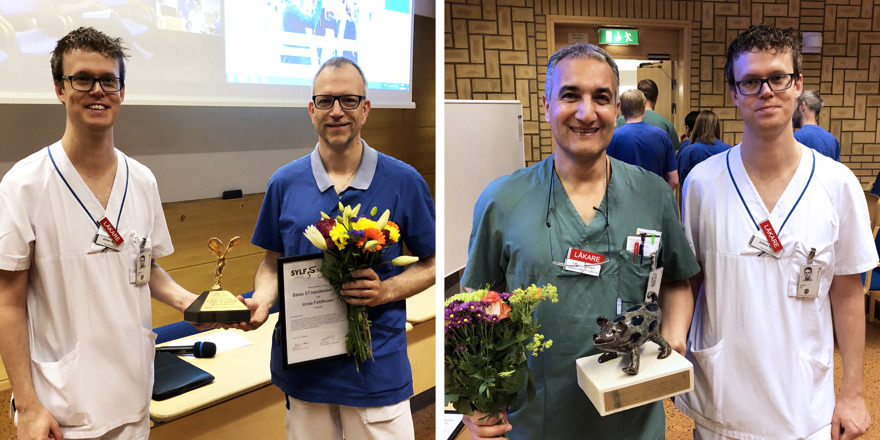 Jonas Feldthusen och Afshin Noorani
