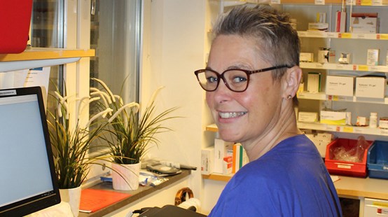 Anna Andersson, sjuksköterska i NU-sjukvårdens bemanningsservice