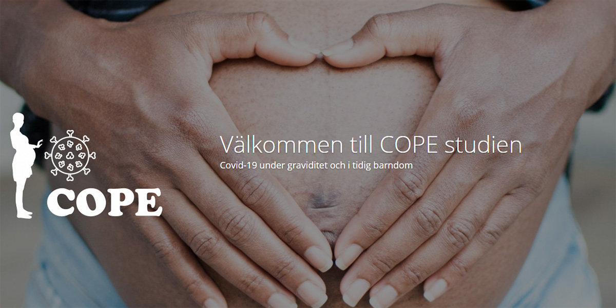 Välkommen till COPE studien. Covid-19 under graviditet och i tidig barndom.